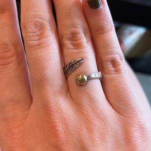 Alex & Ani Golden Snitch ring